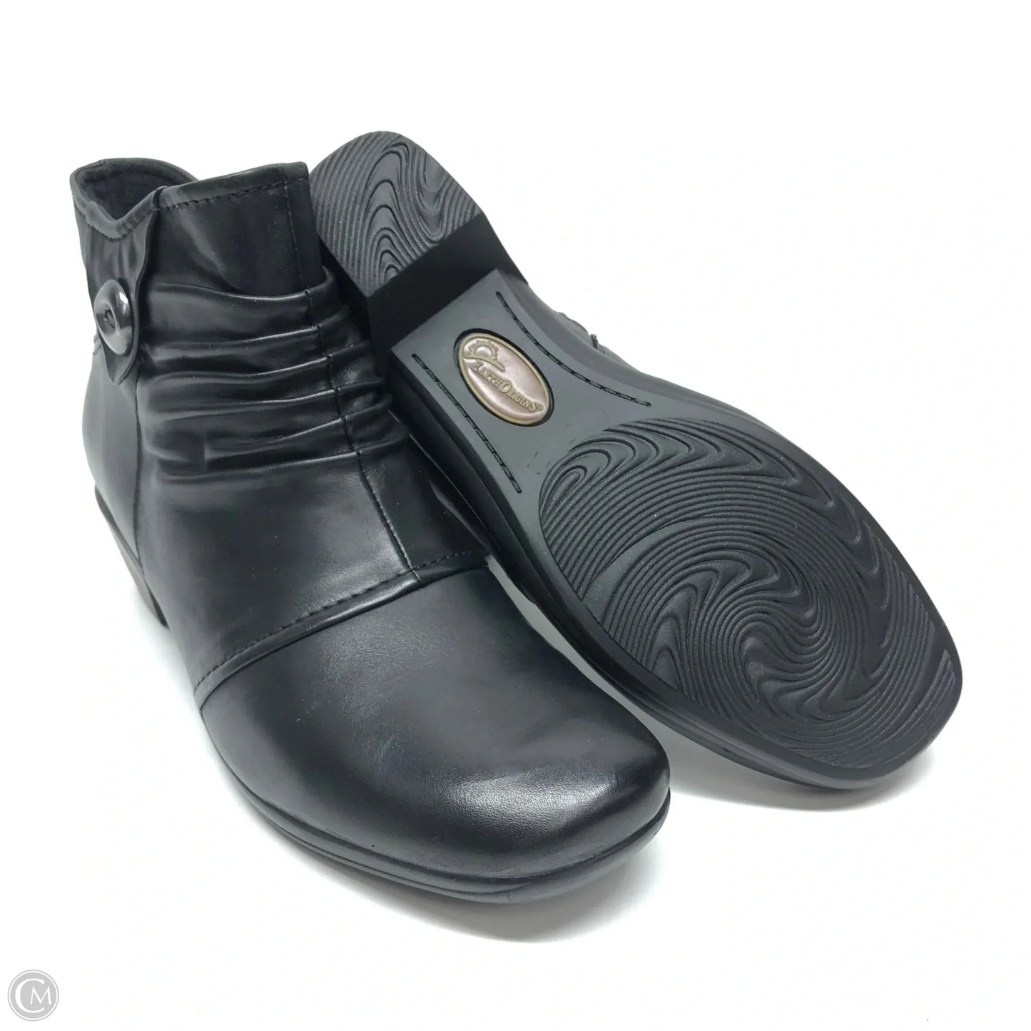 Boots Ankle Heels By Earth Origins In Black, Size: 10