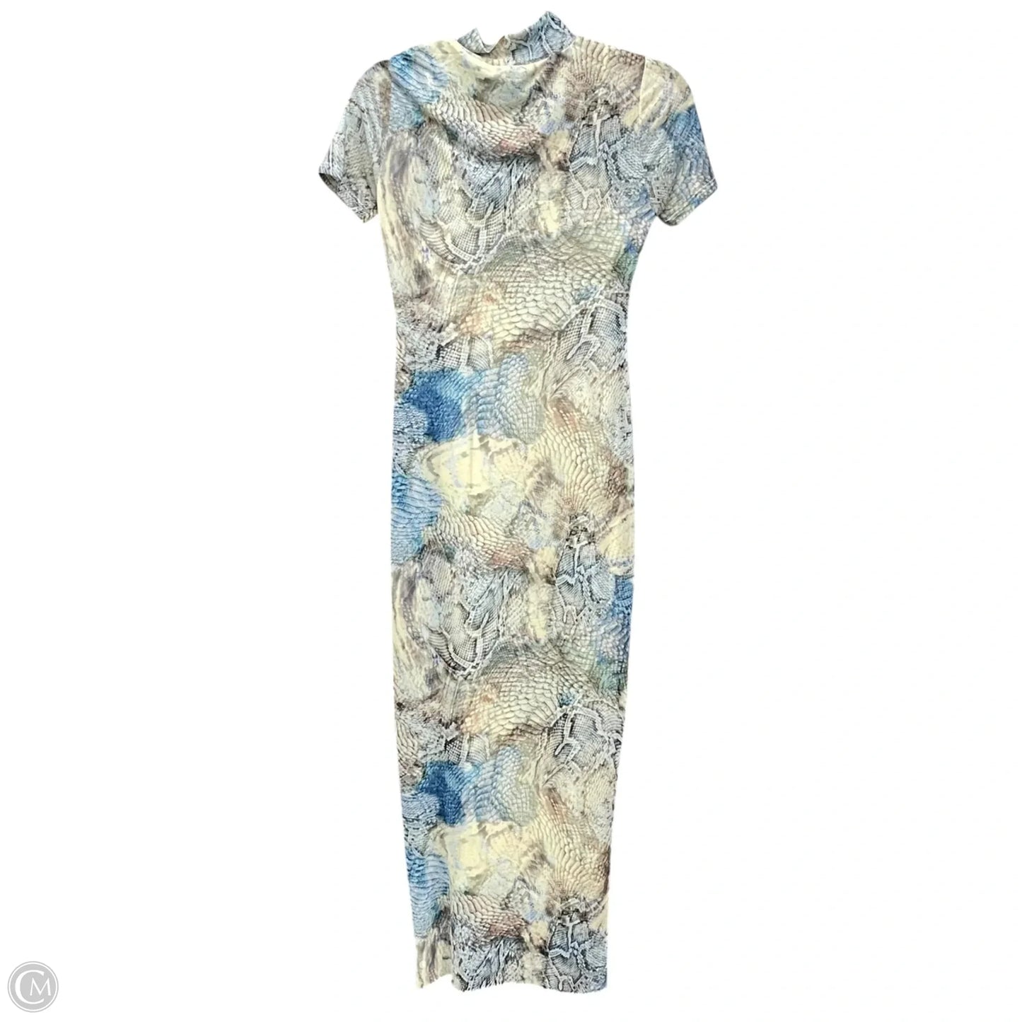 Dress Casual Midi By Steve Madden In Snakeskin Print, Size: Xs