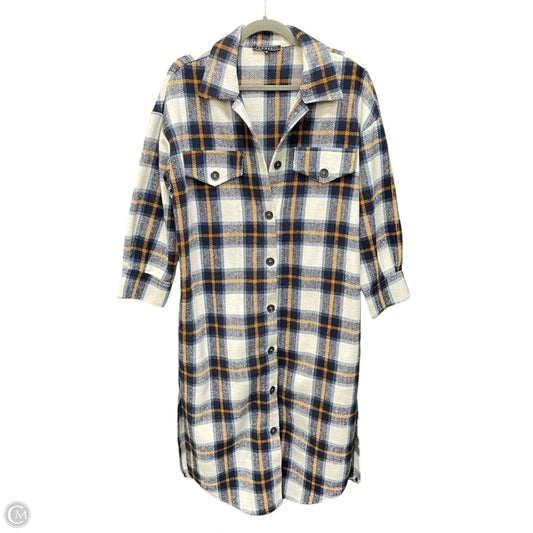 Coat Other By Cmc In Plaid Pattern, Size: M