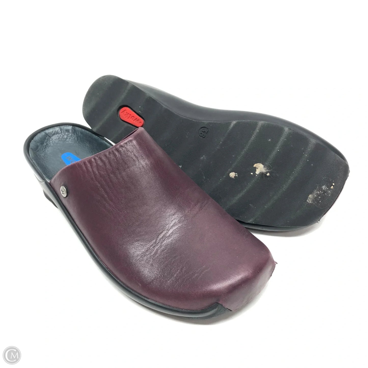 Shoes Flats By Cmc In Maroon, Size: 7.5