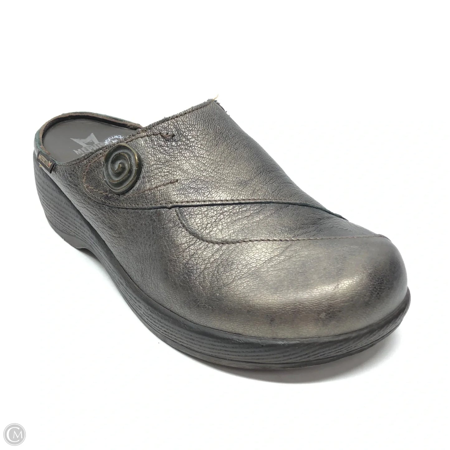 Shoes Heels Wedge By Mephisto In Bronze, Size: 7