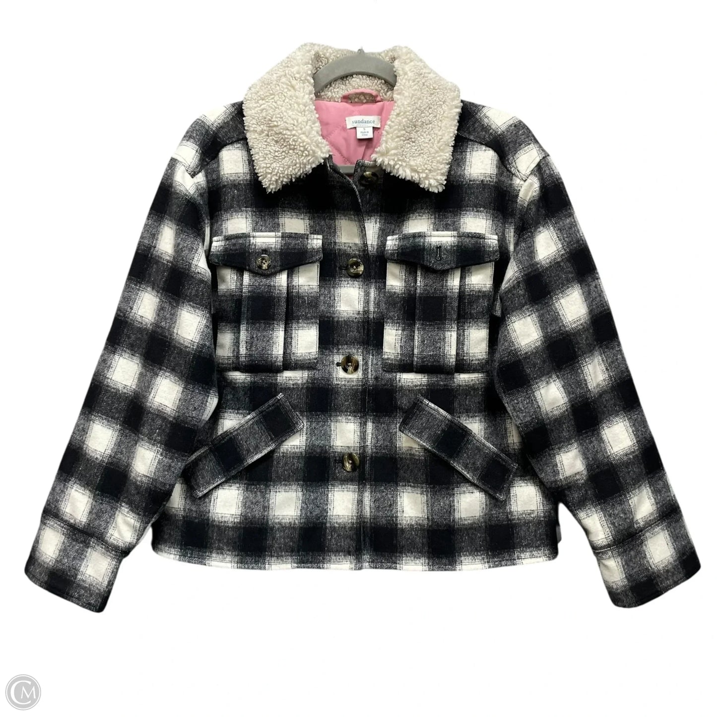 Jacket Other By Sundance In Black & Cream, Size: S