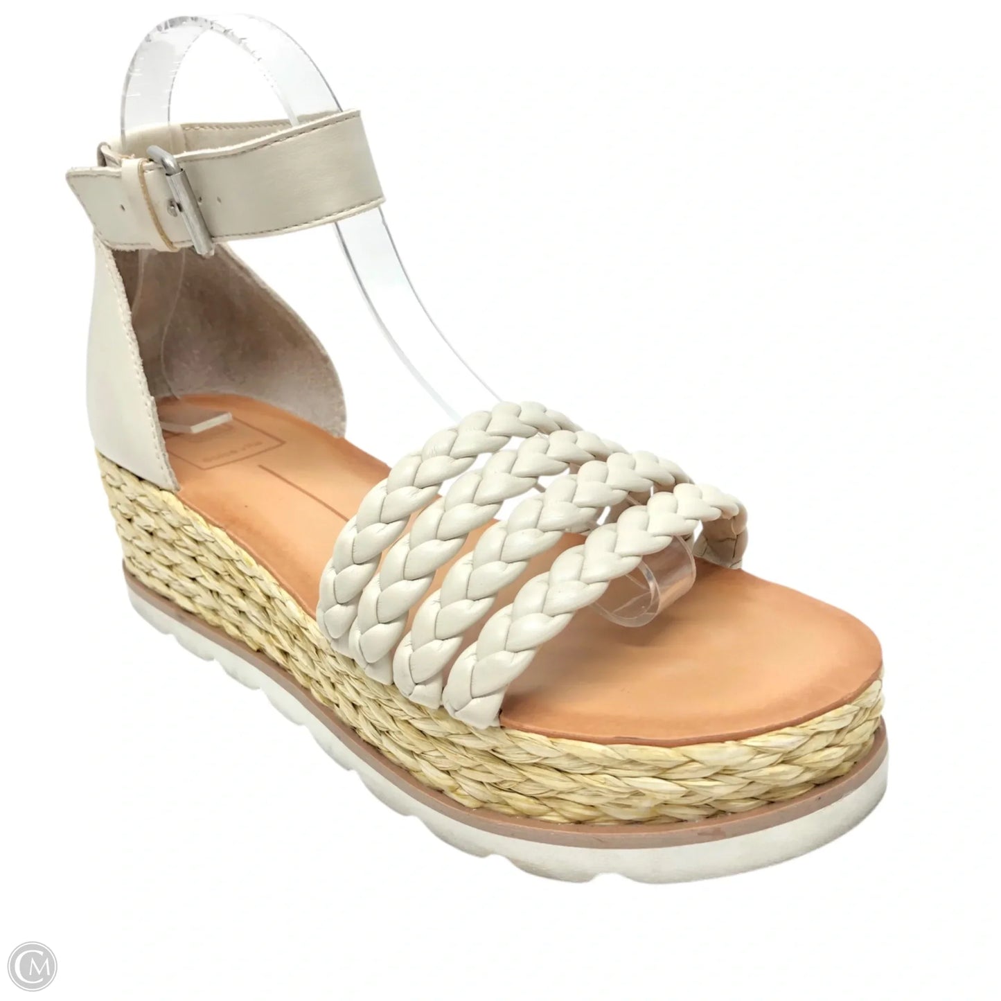 Sandals Heels Wedge By Dolce Vita In Beige, Size: 8.5