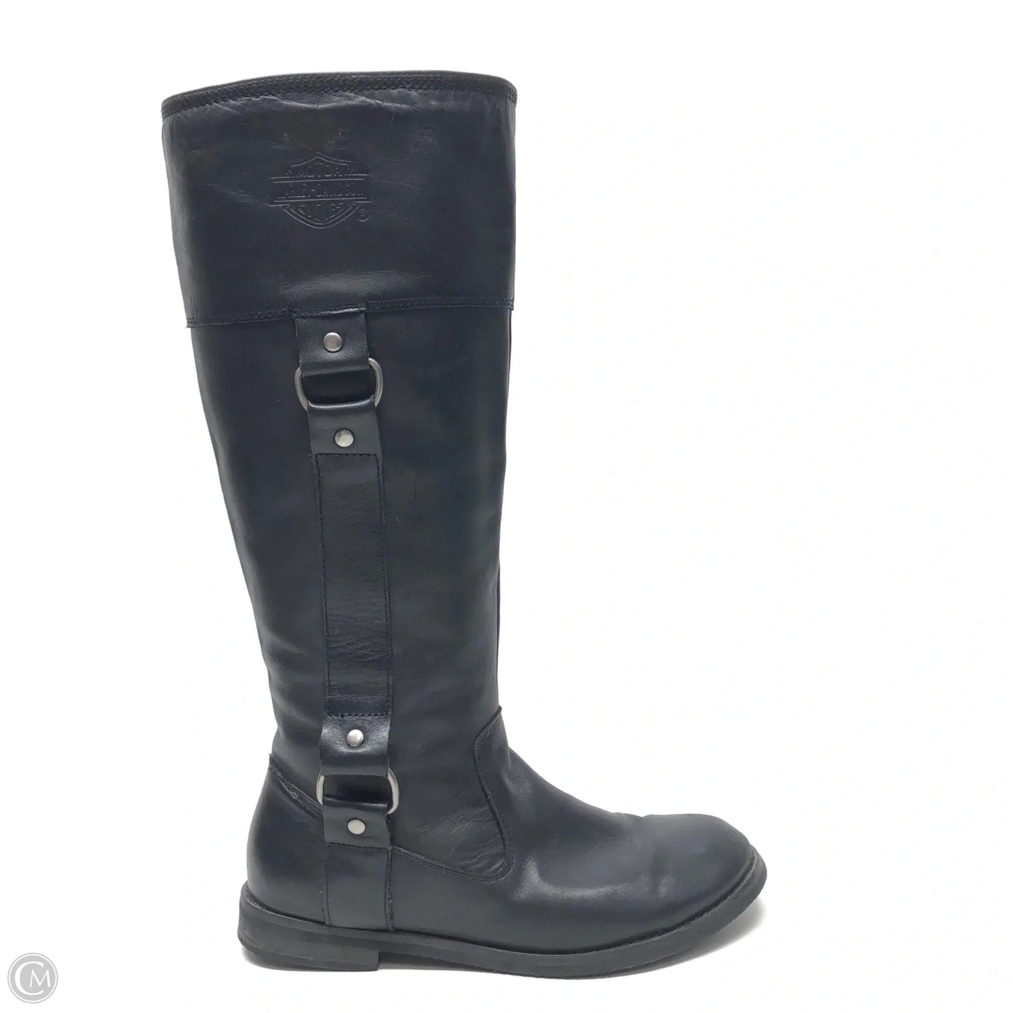 Boots Knee Flats By Harley Davidson In Black, Size: 6.5