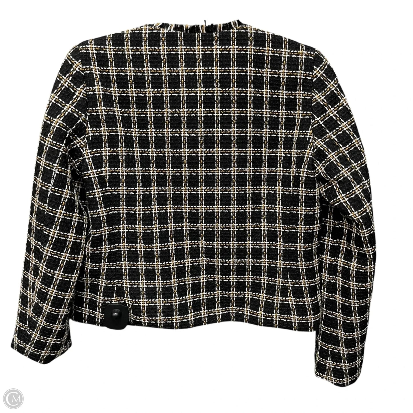 Blazer By Loft In Black & Tan, Size: 2p