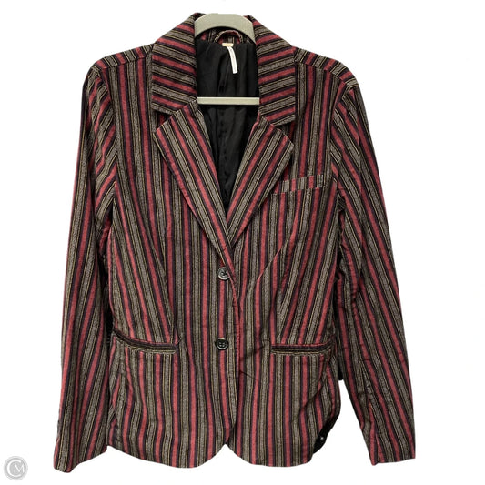 Blazer By Free People In Striped Pattern, Size: M