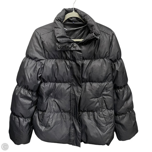 Jacket Puffer & Quilted By Gap In Black, Size: M