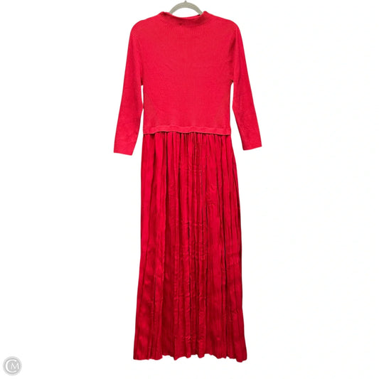 Dress Casual Midi By Nic + Zoe In Red, Size: M