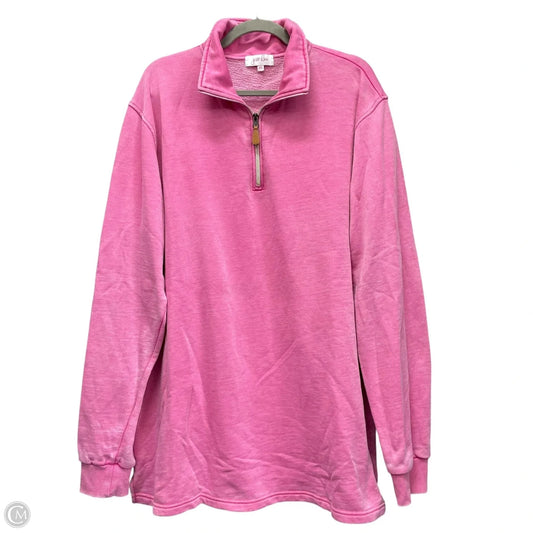 Sweatshirt Collar By Jess Lea In Pink, Size: Xxl