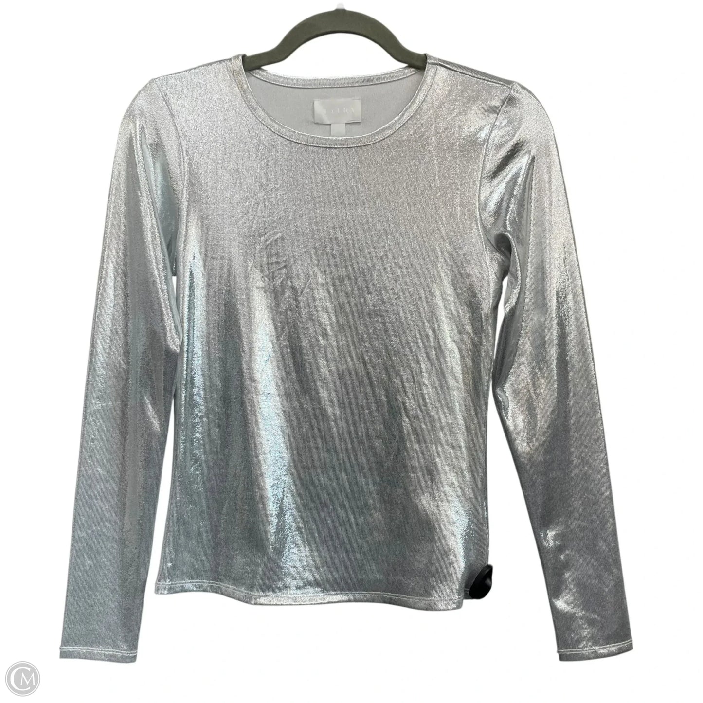 Top Long Sleeve By Cmc In Silver, Size: Xs