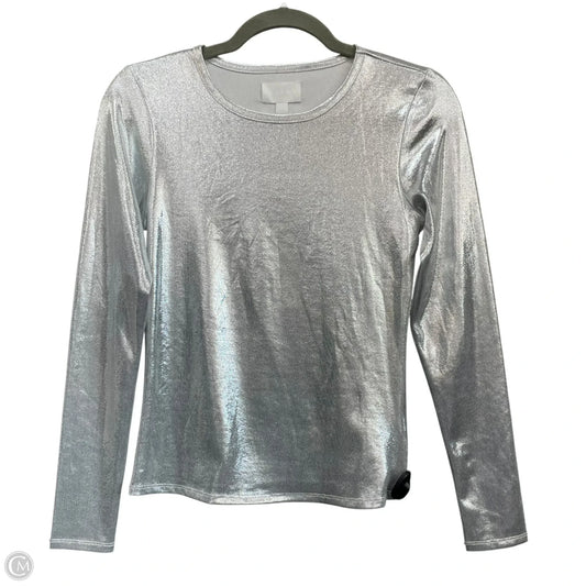 Top Long Sleeve By Cmc In Silver, Size: Xs