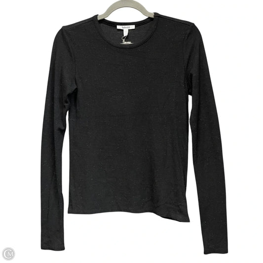 Top Long Sleeve By Splendid In Black, Size: S