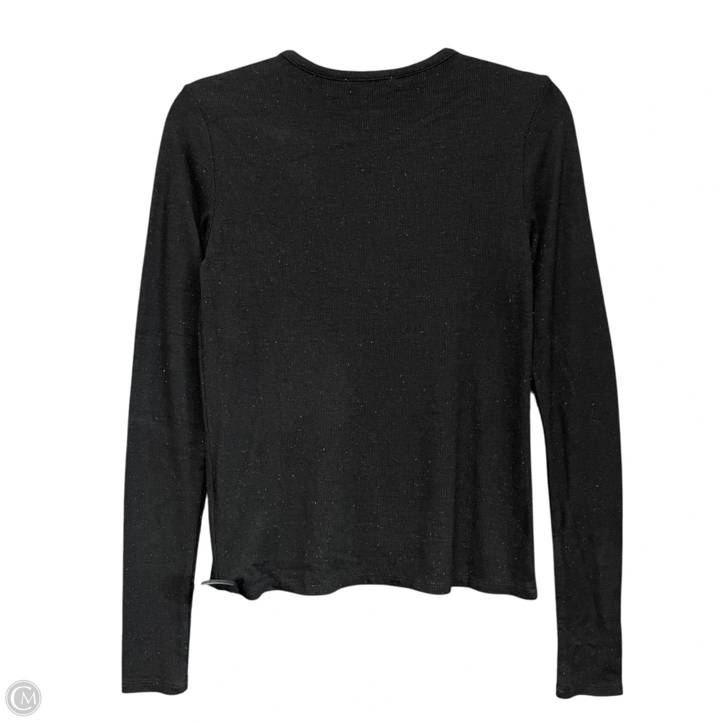 Top Long Sleeve By Splendid In Black, Size: S