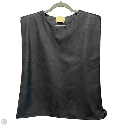 Top Sleeveless By Judith March In Black, Size: M