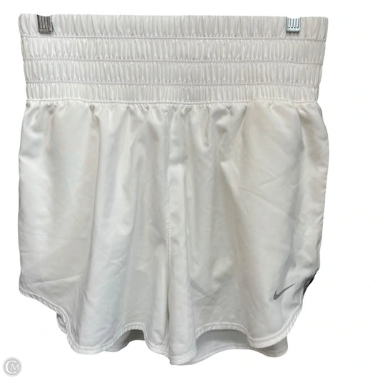 Athletic Shorts By Nike In White, Size: M