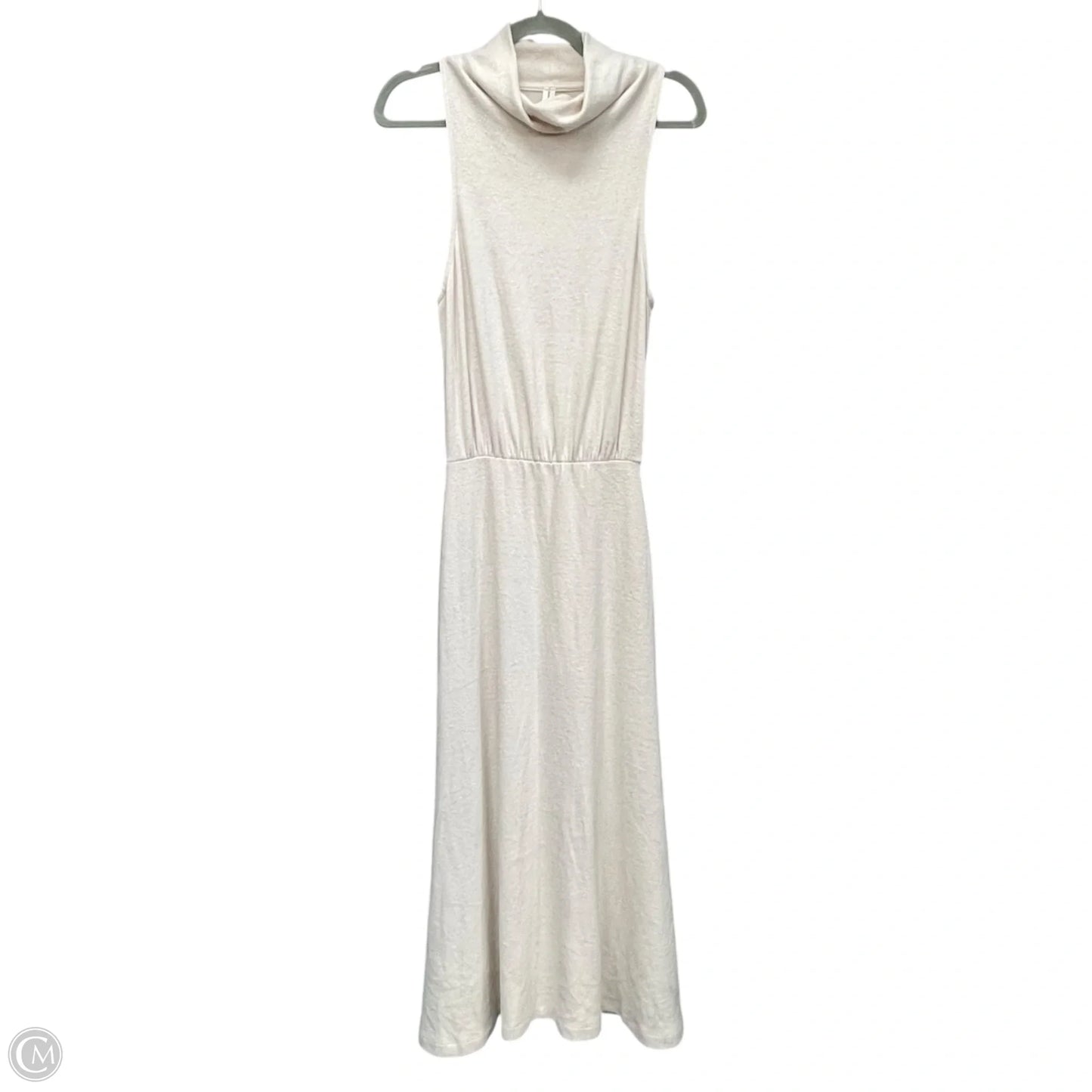 Dress Casual Midi By Anthropologie In Beige, Size: S