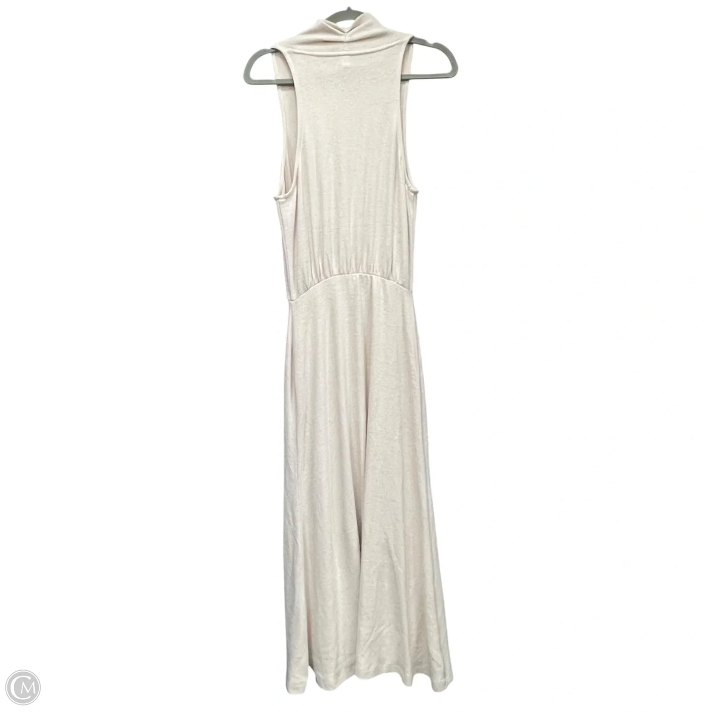 Dress Casual Midi By Anthropologie In Beige, Size: S