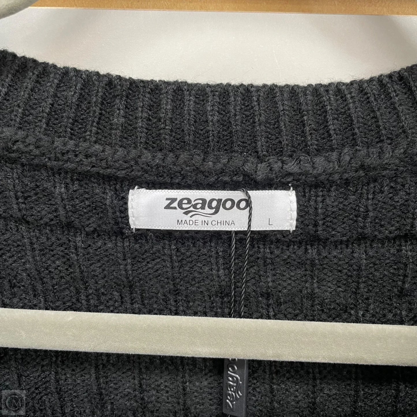 Cardigan By Zeagoo In Black, Size: L