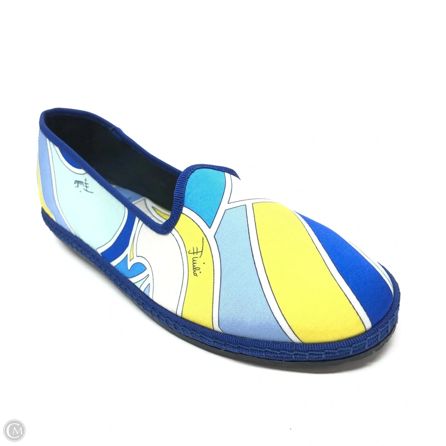 Shoes Flats By Emilio Pucci In Blue, Size: 6