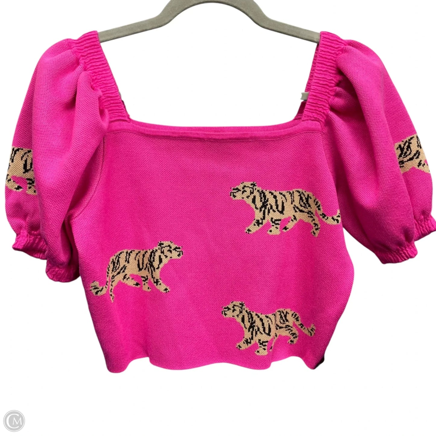 Top Short Sleeve By Entro In Pink, Size: M
