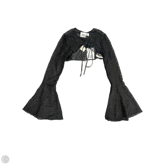 Blouse Long Sleeve By Clothes Mentor In Black, Size: M