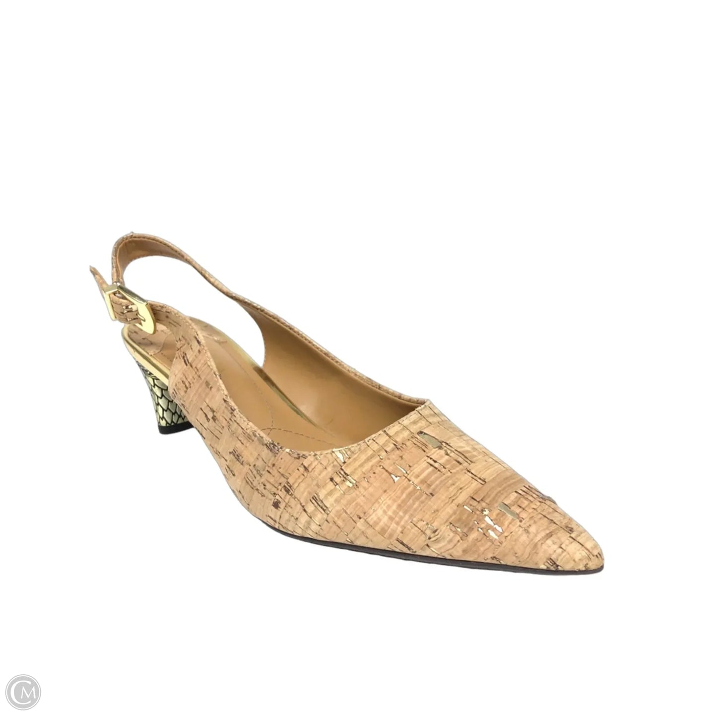 Shoes Heels Kitten By Cmb In Brown, Size: 10