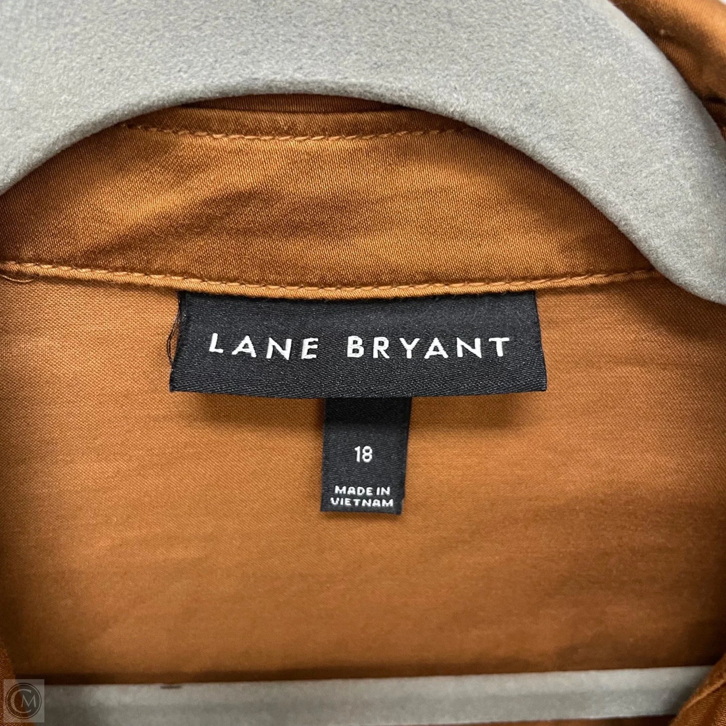 Jacket Utility By Lane Bryant In Orange, Size: 18