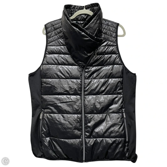Vest Puffer & Quilted By Calvin Klein In Black, Size: 1x