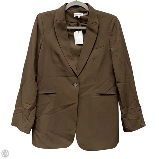 Blazer By Calvin Klein In Brown, Size: 8