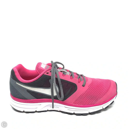 Shoes Athletic By Nike In Grey & Pink, Size: 9.5
