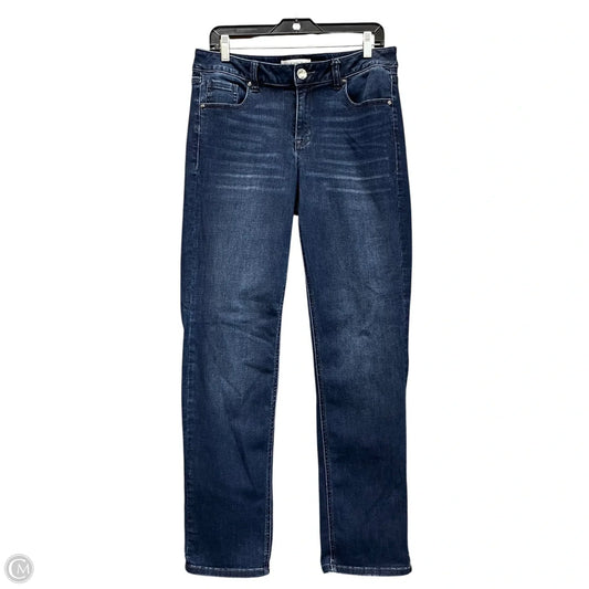 Jeans Straight By Lane Bryant In Blue Denim, Size: 12