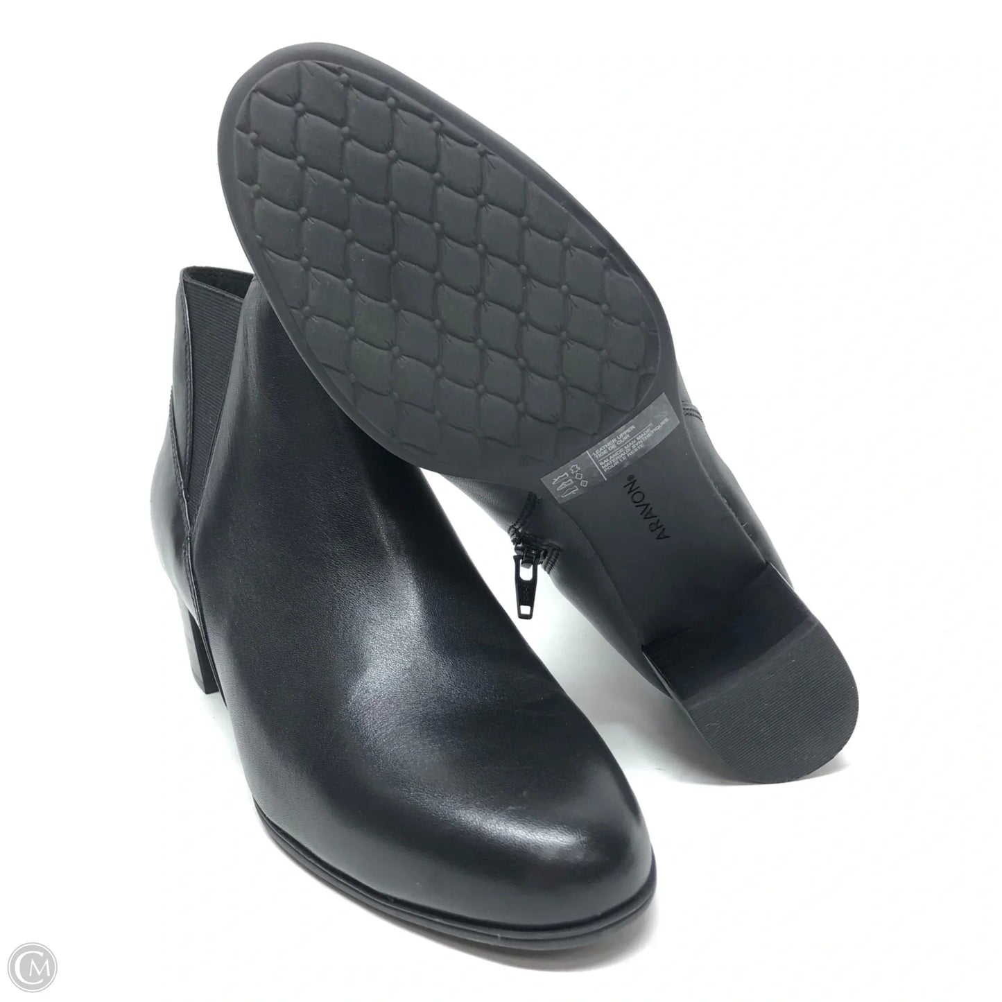 Boots Ankle Heels By Cmc In Black, Size: 10