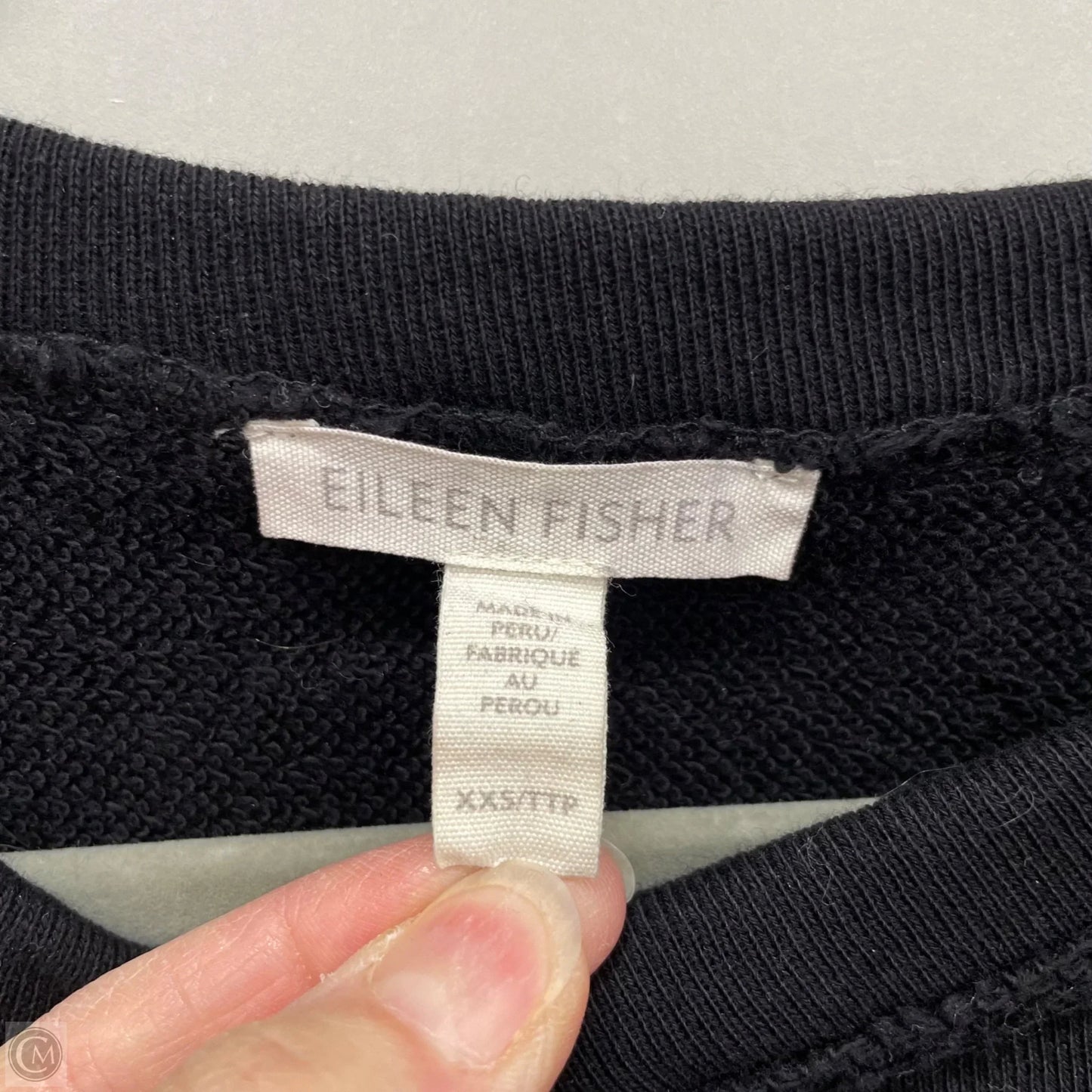 Sweater By Eileen Fisher In Black, Size: Xxs
