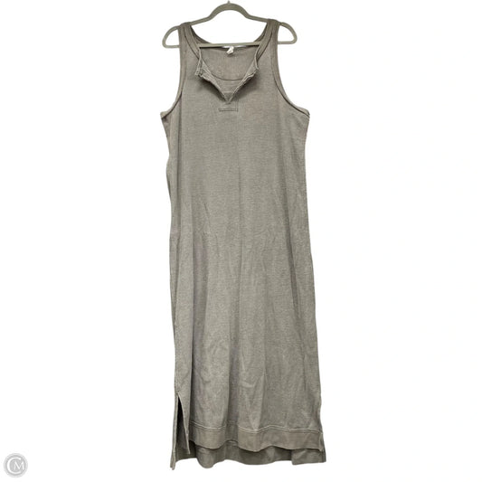Dress Casual Midi By Daily Practice By Anthropologie In Grey, Size: Xl