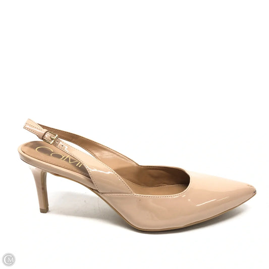 Shoes Heels Stiletto By Calvin Klein In Beige, Size: 10