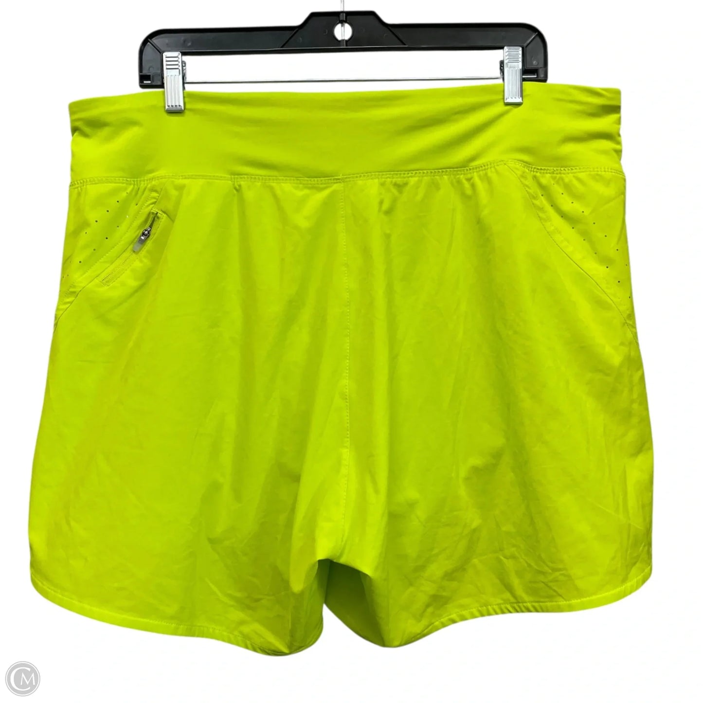 Athletic Shorts By Nike Apparel In Chartreuse, Size: Xxl