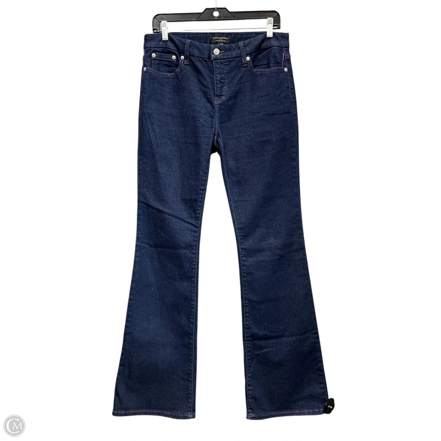 Jeans Boot Cut By Banana Republic In Blue Denim, Size: 8