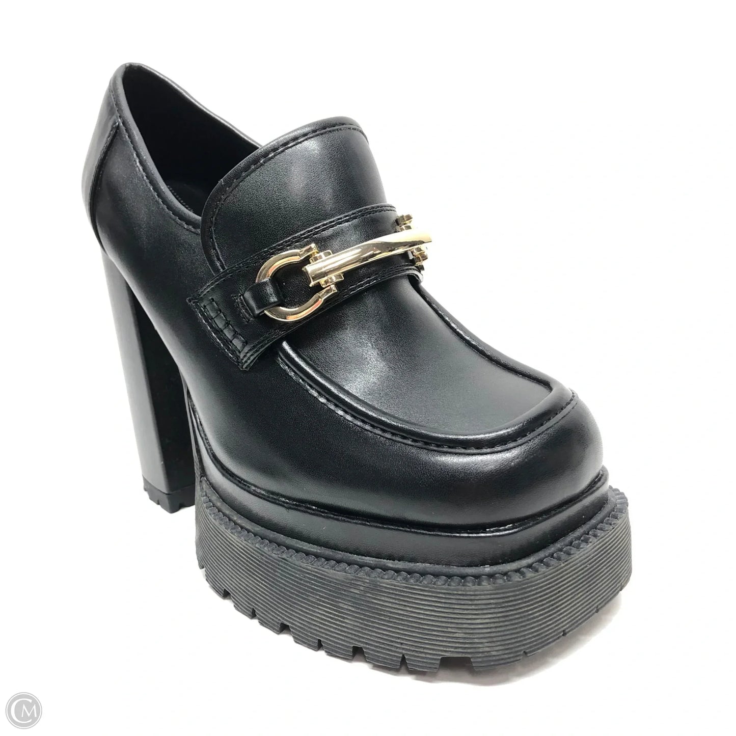 Shoes Heels Block By Forever 21 In Black, Size: 7