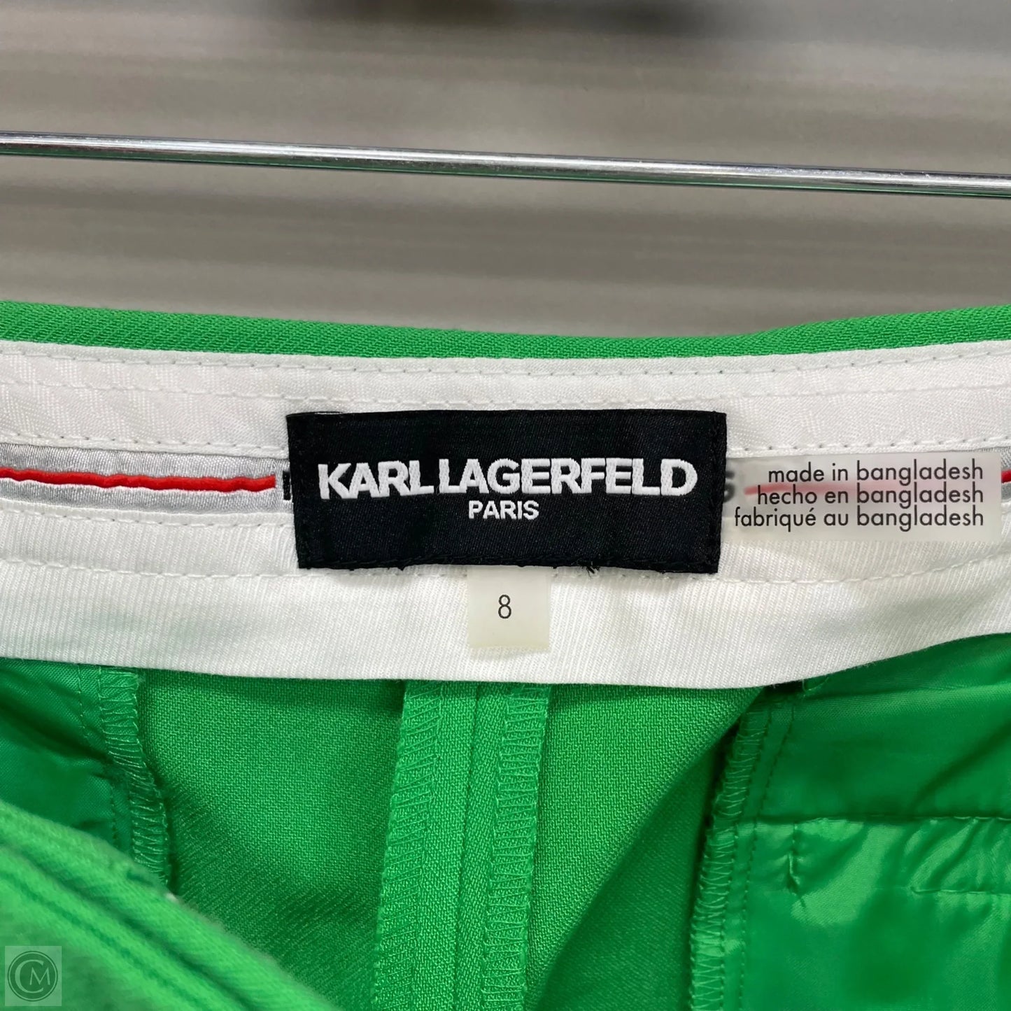 Pants Designer By Karl Lagerfeld In Green, Size: 8