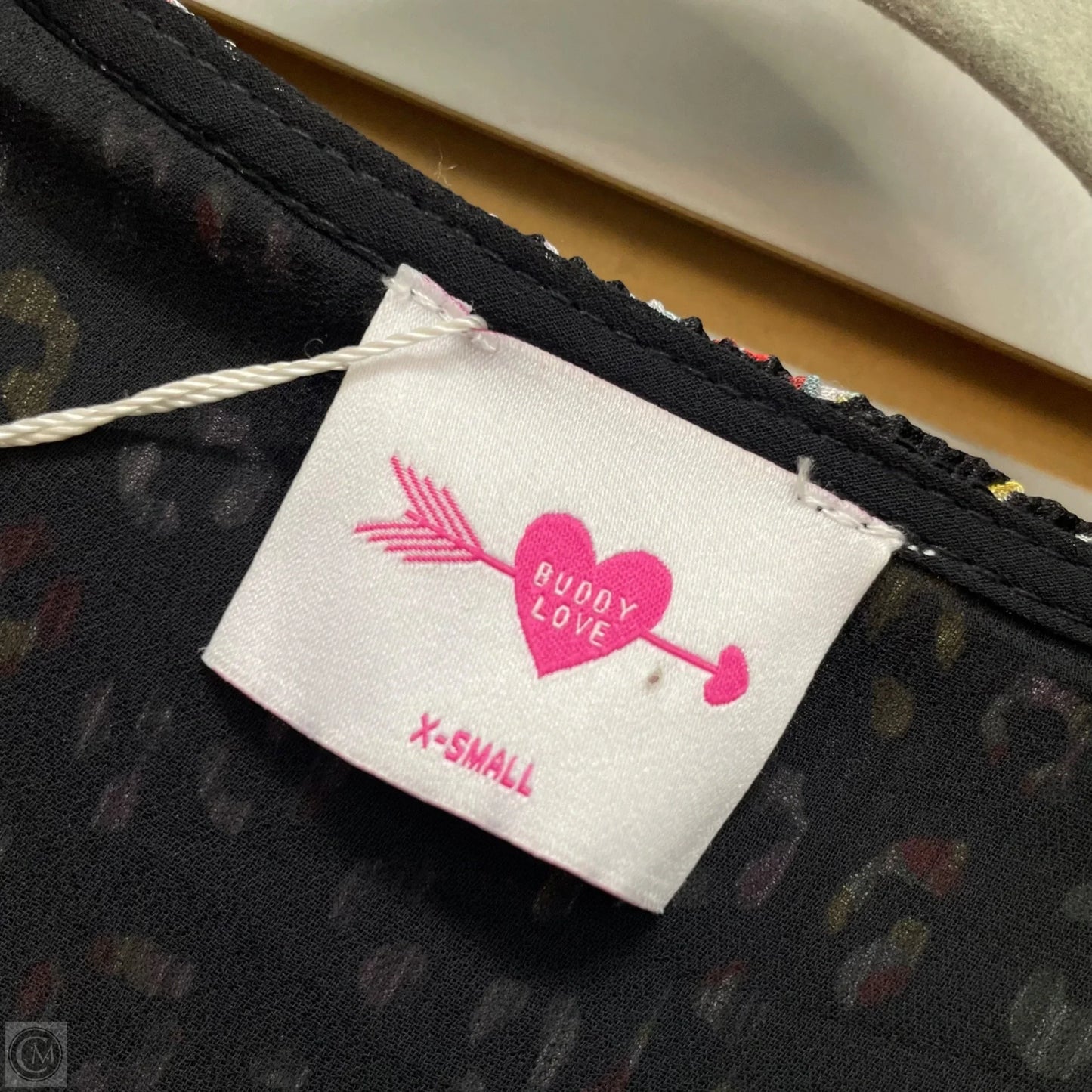 Dress Casual Midi By Buddy Love In Black & Pink, Size: Xs