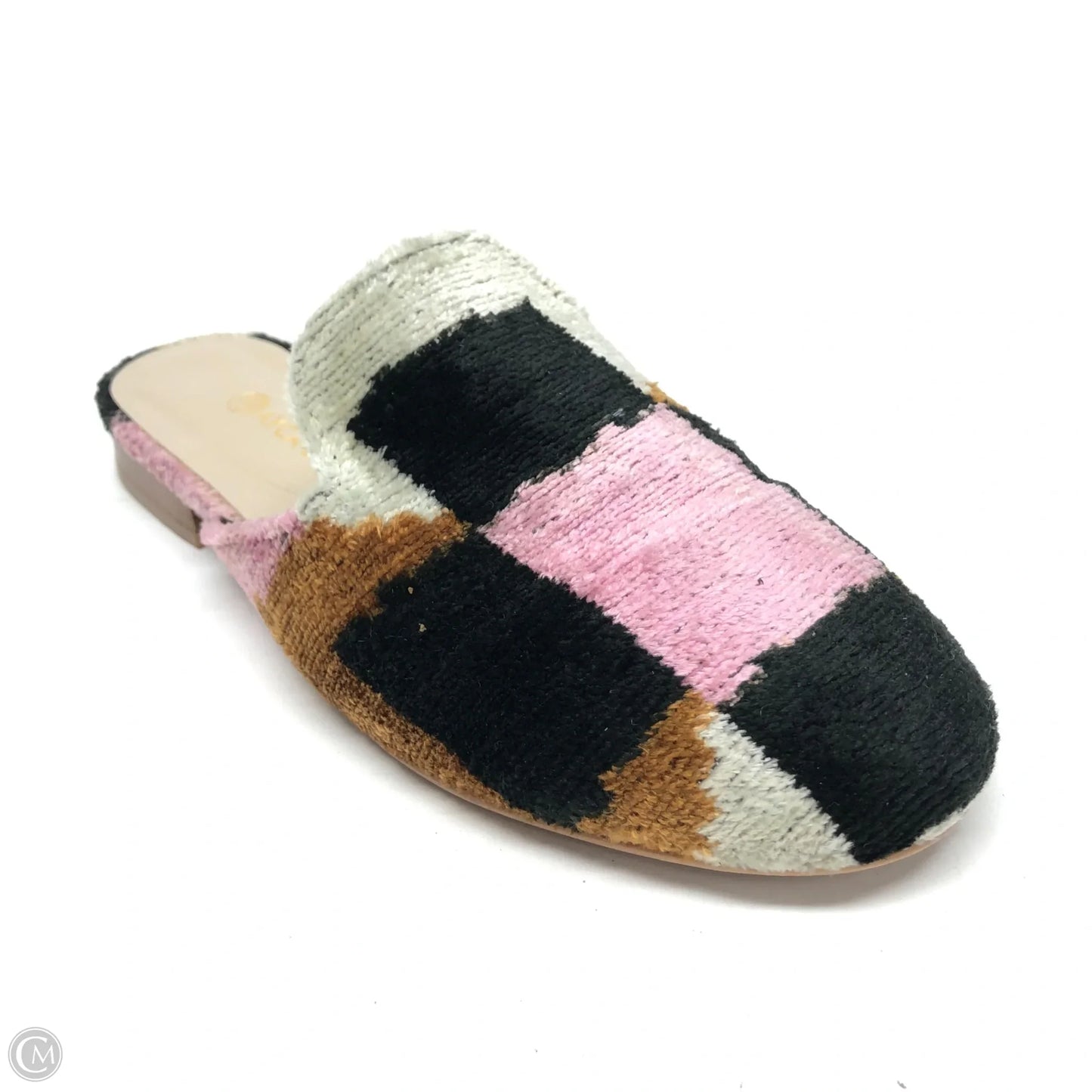 Shoes Flats By Cmb In Black & Pink, Size: 5.5