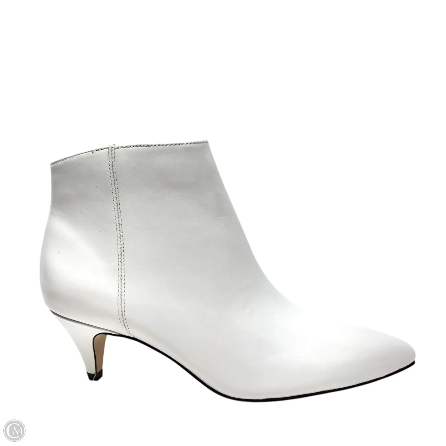 Boots Ankle Heels By Sam Edelman In White, Size: 6.5