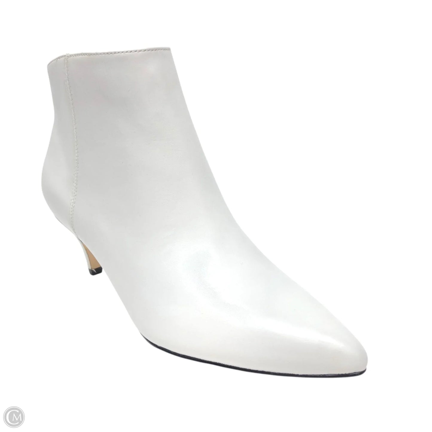 Boots Ankle Heels By Sam Edelman In White, Size: 6.5
