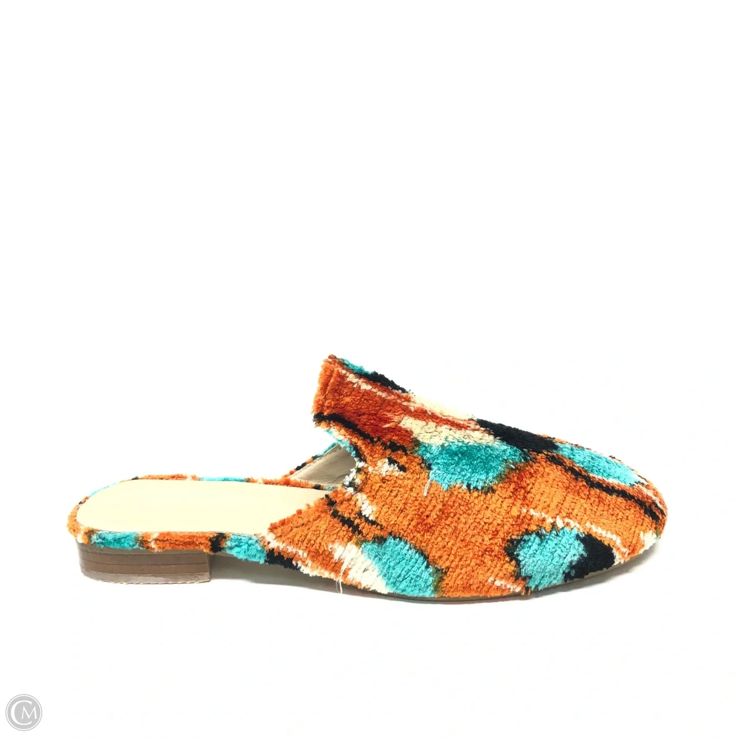 Shoes Flats By Clothes Mentor In Blue & Orange, Size: 6.5
