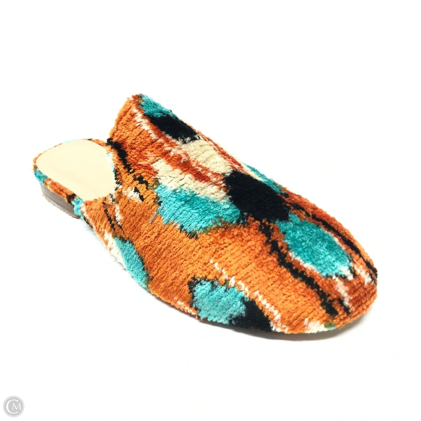 Shoes Flats By Clothes Mentor In Blue & Orange, Size: 6.5