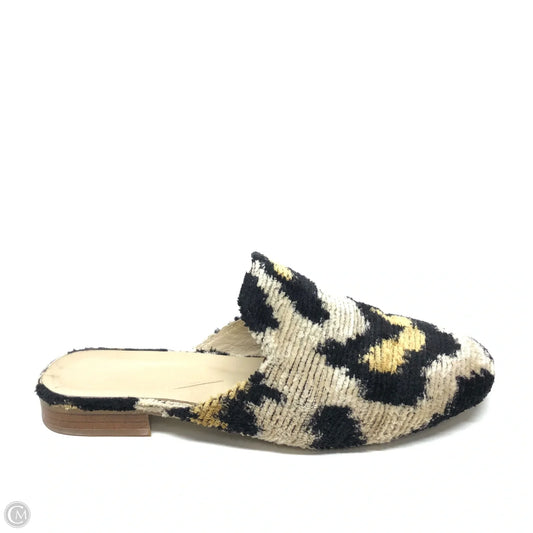 Shoes Flats By Clothes Mentor In Black & Cream, Size: 6.5