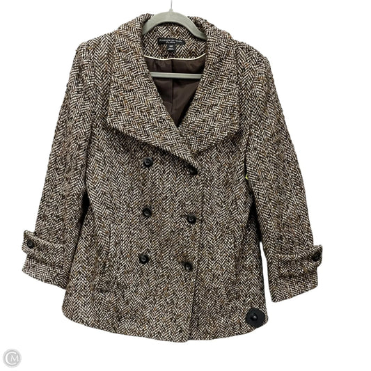 Coat Wool By Preston And New York In Brown, Size: 10p