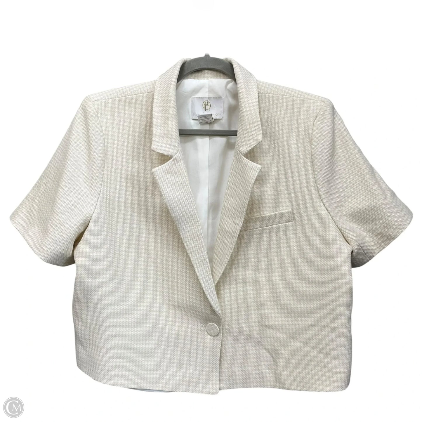 Blazer By House Of Harlow In Cream, Size: L