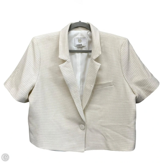 Blazer By House Of Harlow In Cream, Size: L