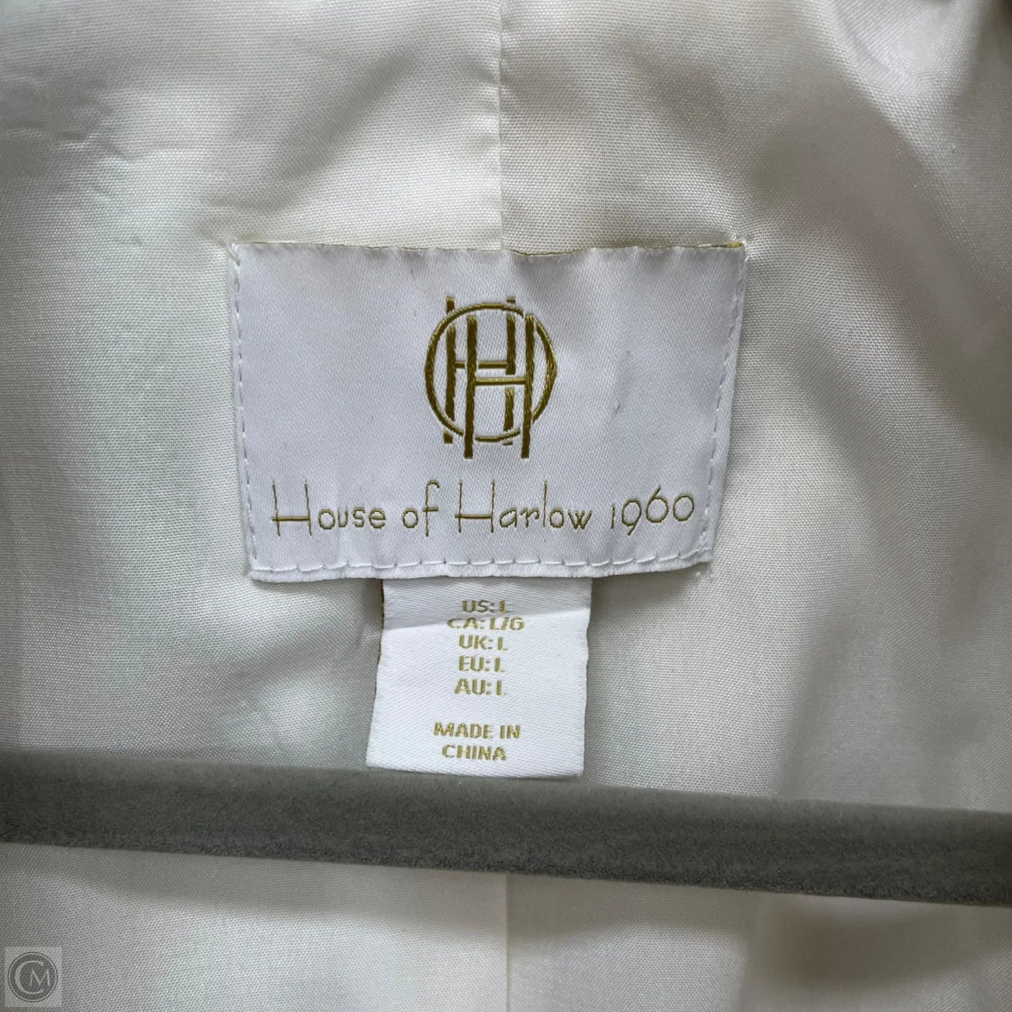 Blazer By House Of Harlow In Cream, Size: L